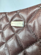 Kate Spade Gold Coast Maryanne Bag, Brown Lizard-Embossed Leather