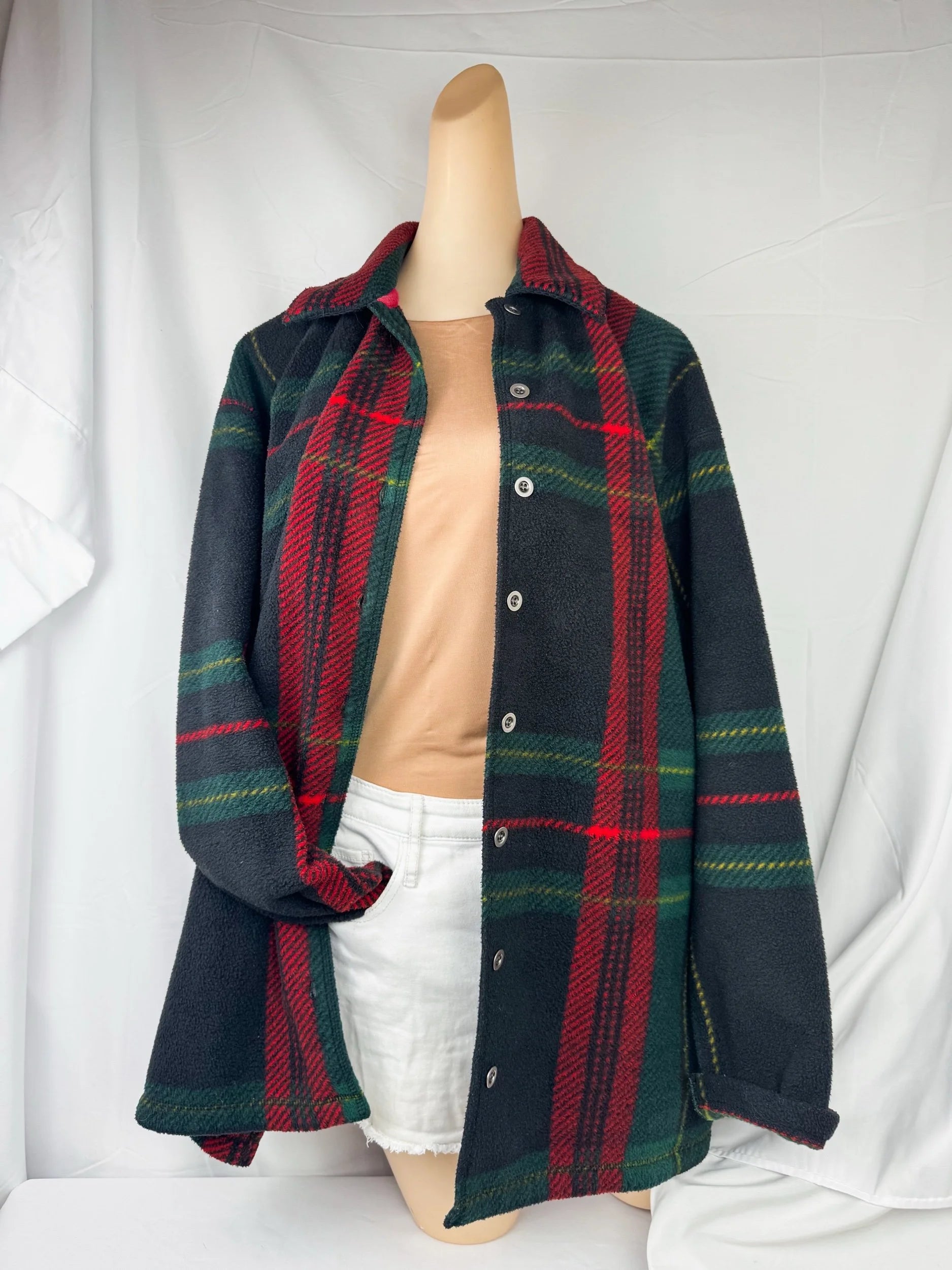 Cambridge Dry Goods Plaid Fleece Jacket