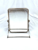 Pottery Barn Free Standing  Chrome Vanity Mirror