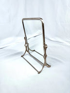 Pottery Barn Free Standing  Chrome Vanity Mirror