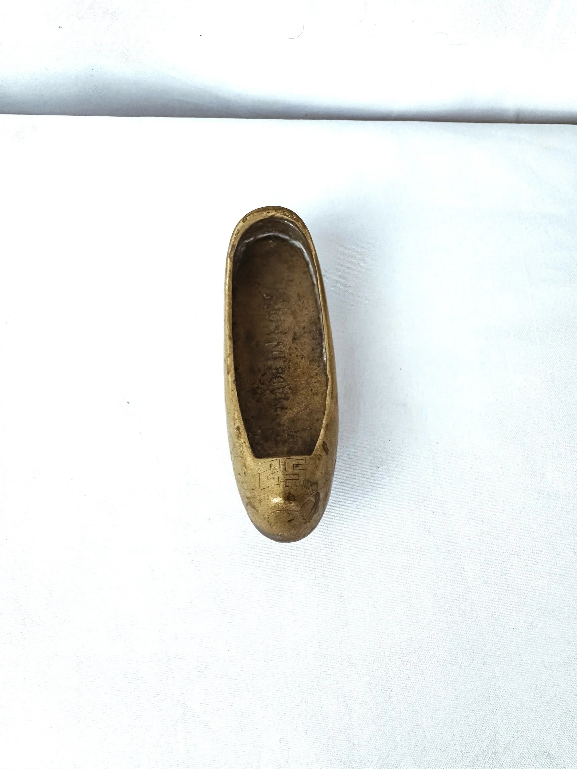 Brass Shoe Incense Burner, 5”