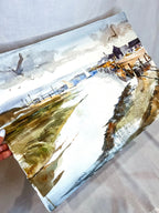 Inlet, Watercolor on Paper