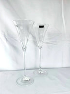 Pair of Marquis by Waterford Tall Crystal Starburst Celebration Glasses