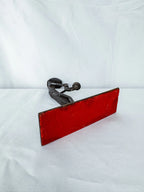 Brutalist Iron Saxophonist Sculpture