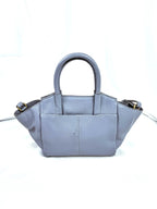 Radley London Periwinkle Blue Leather Crossbody Satchel