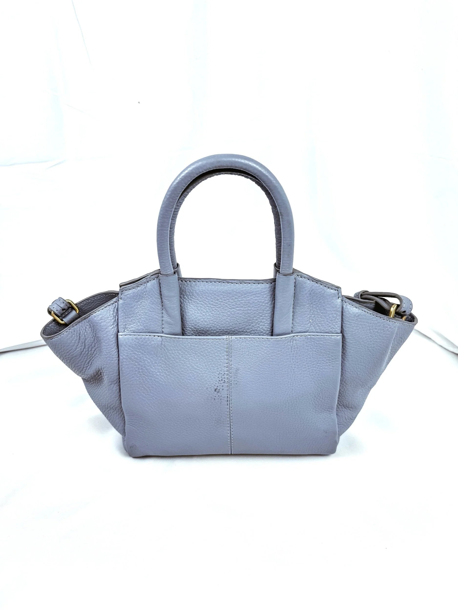 Radley London Periwinkle Blue Leather Crossbody Satchel