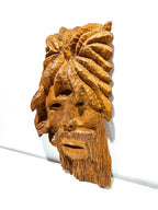 Hand-Carved Wooden Sculpture/Wall Art