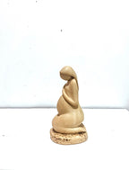 Vintage Pregnant Mother Soapstone Figurine