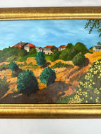 Custom Framed Original Landscape Painting
