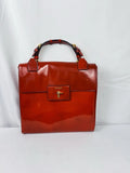 Vintage Prada Signature Top Handle Patent Leather Bag
