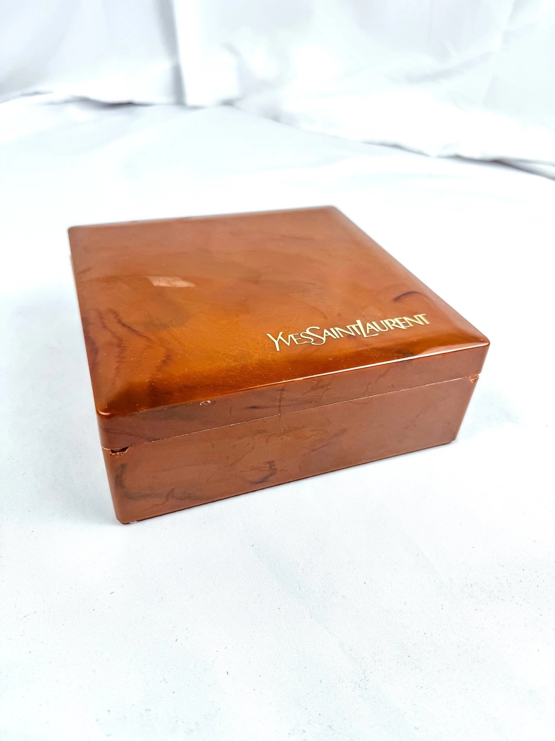 Vintage YSL Bakelite Vanity Box