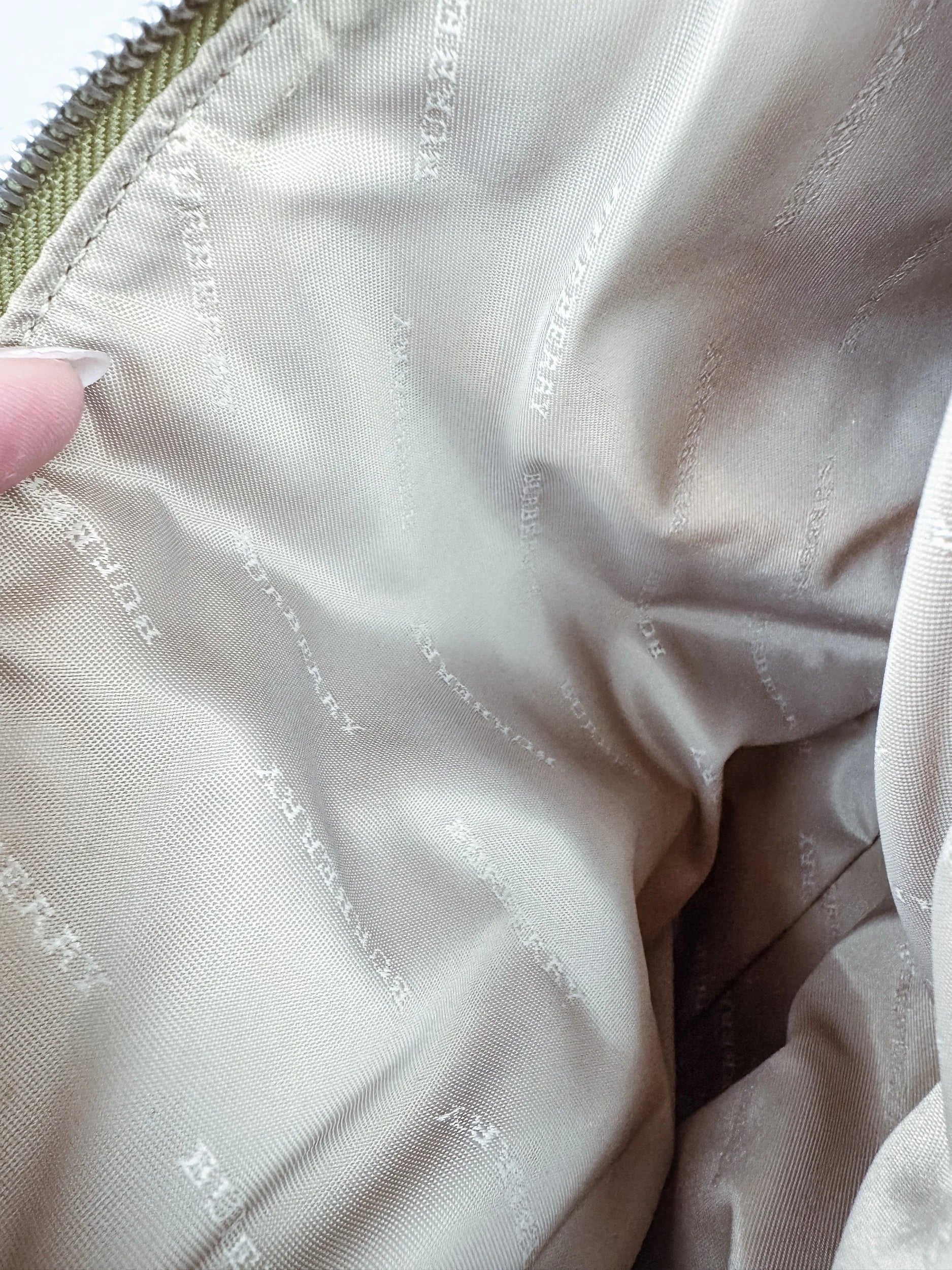 Vintage Burberry Olive Patent Leather Crossbody Bag