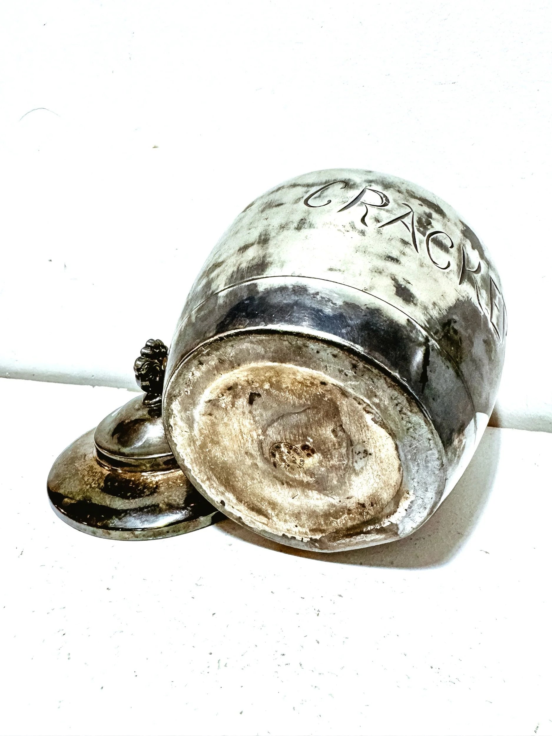 Silver Plated “Crackers” Canister