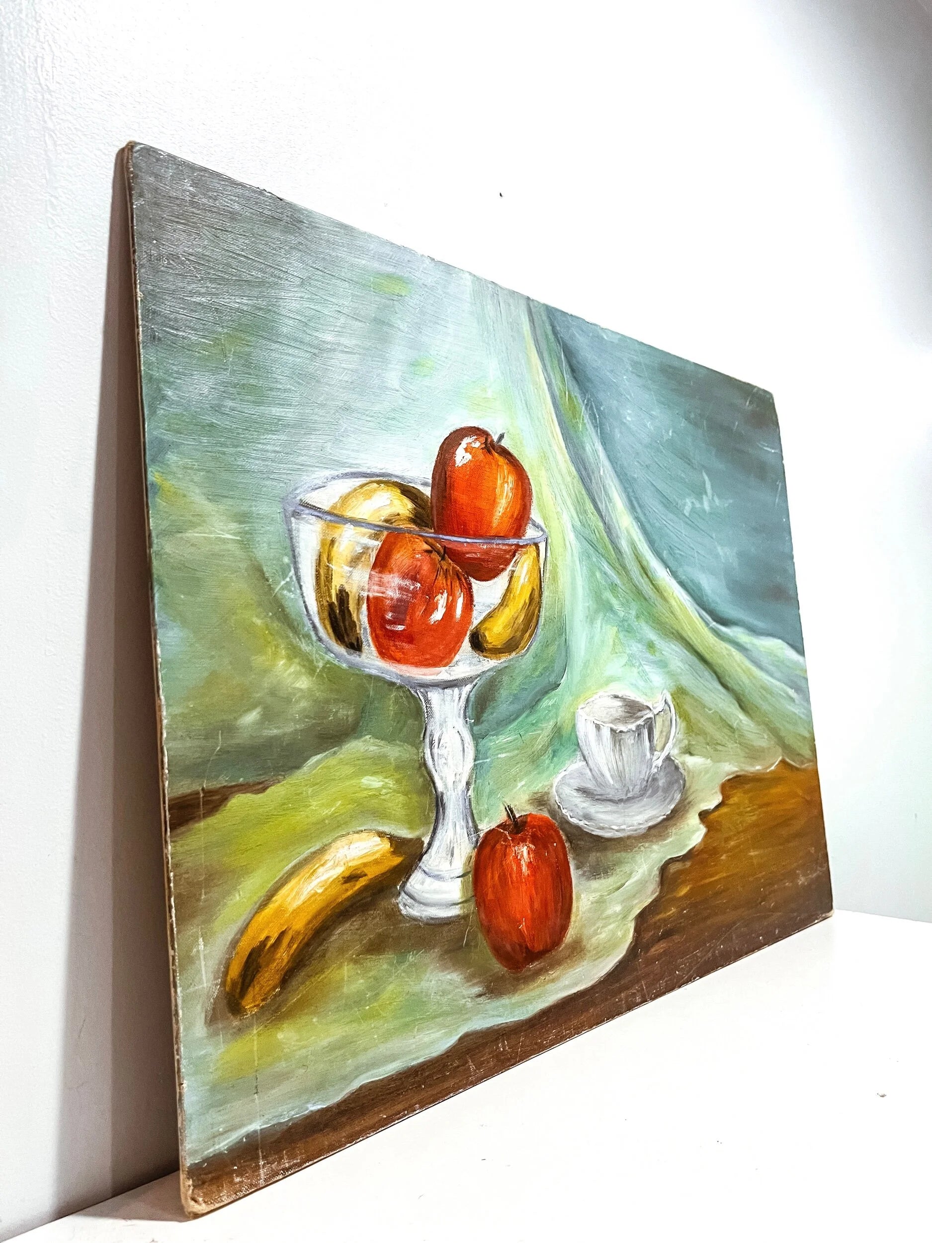 Vintage Still Life Fruit Oil Painting