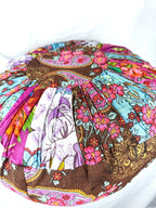 Boho Fabric Poof