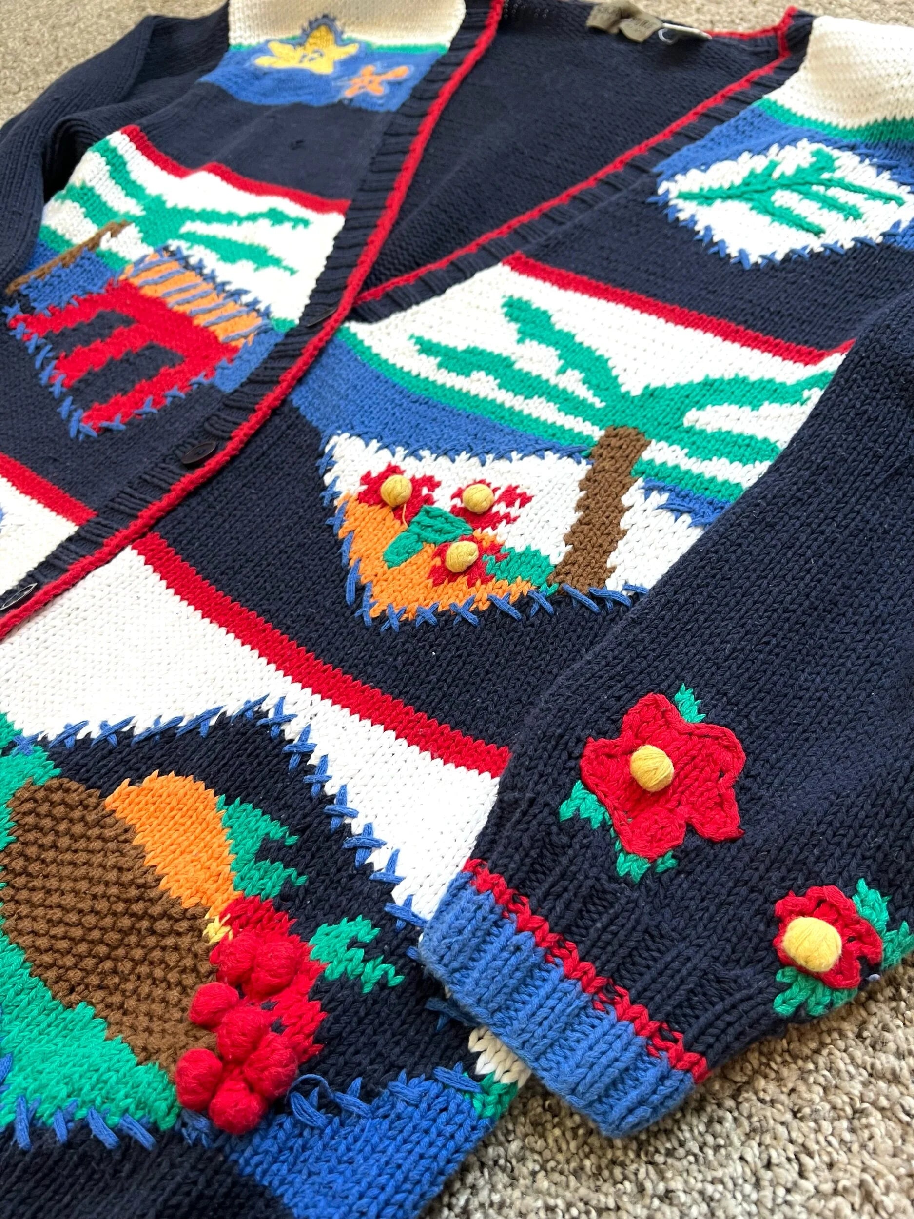 Signature Expressions 3D Beach Cardi