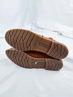 Calvin Klein Sport Lace- Up Leather Boat Shoes