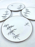 Set of 4 Noritake Bamboo Lunch Plated