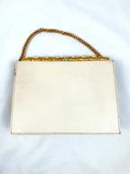 Vintage Cream/ Gold Mother of Pearl Handbag