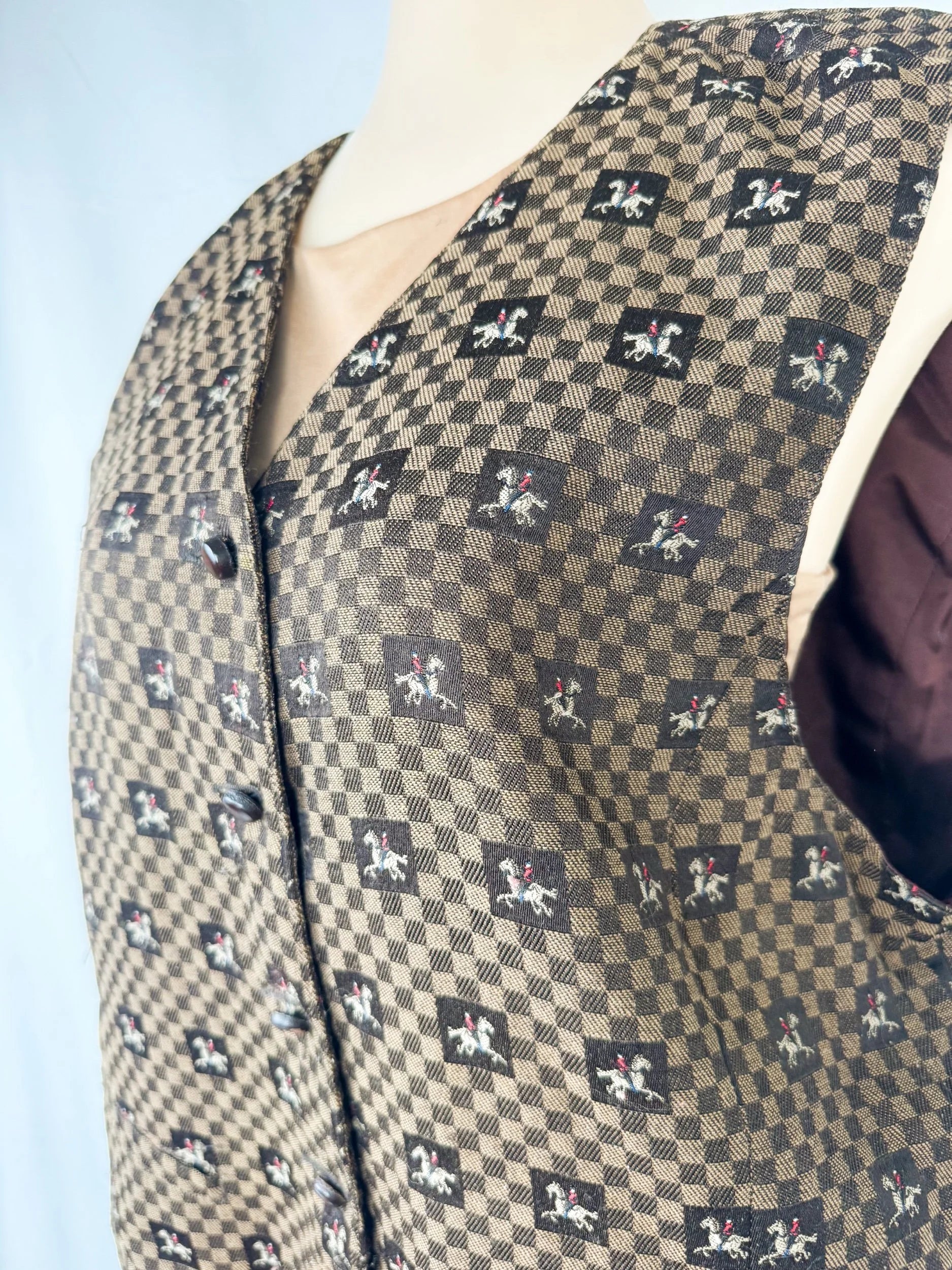 LizSport Vintage Equestrian Vest