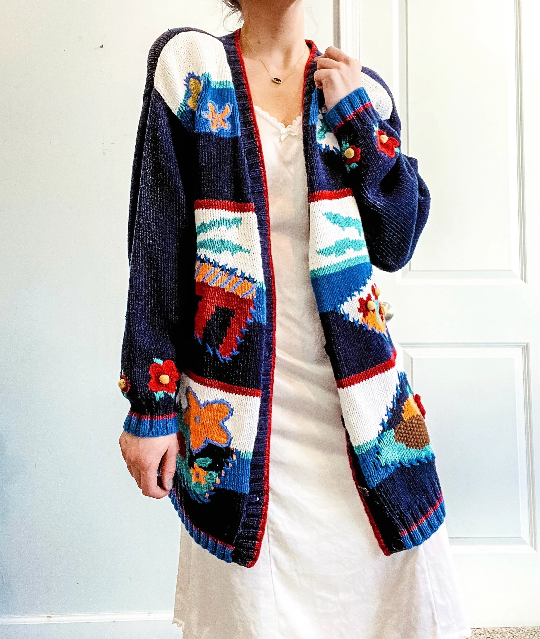 Signature Expressions 3D Beach Cardi