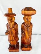 Hand-Carved Wooden Wise Woman/Man