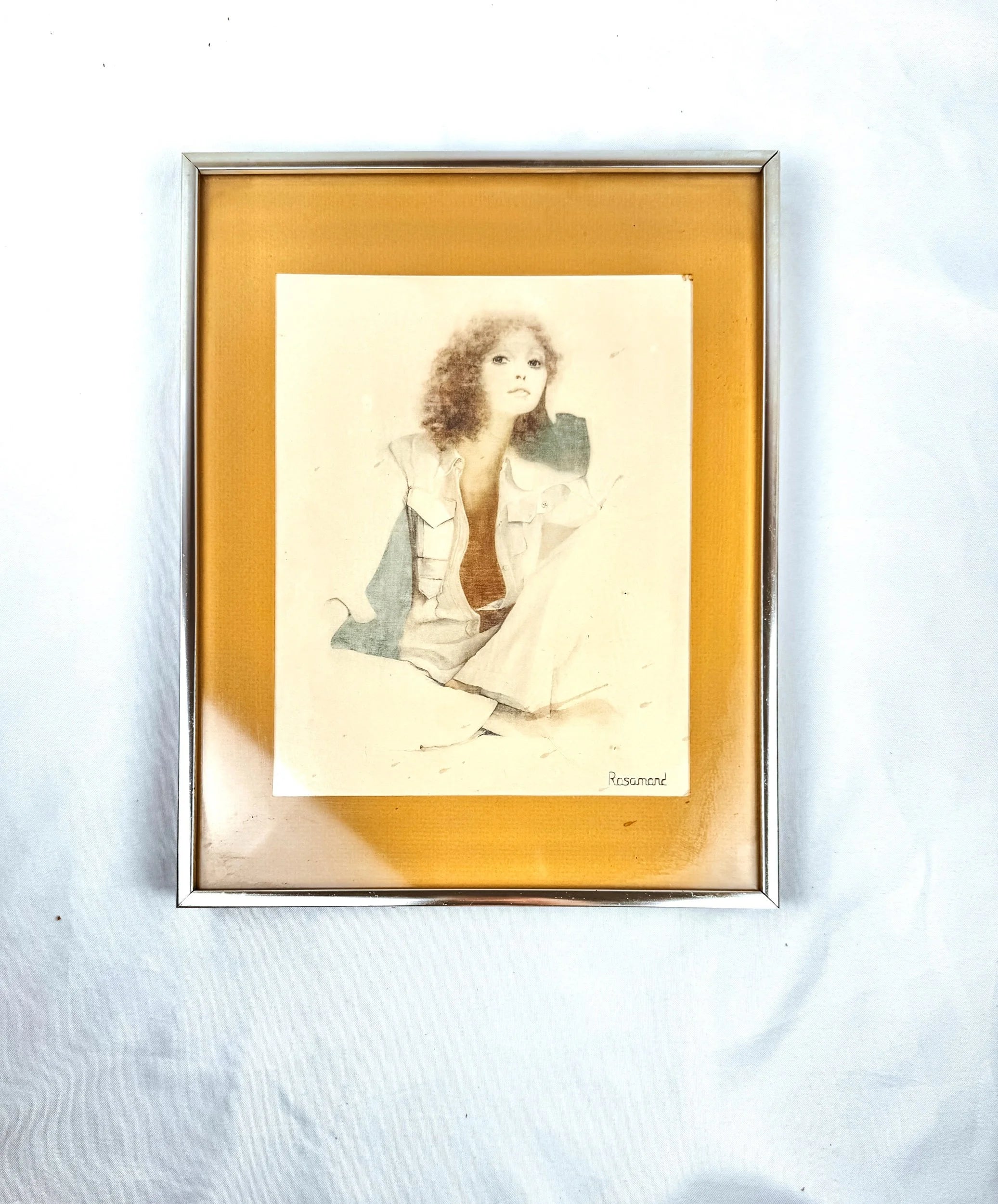 Custom-Framed Signed Rosamond Litho Print