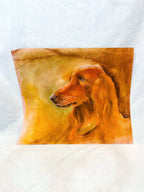 Bird Dog, Pastel Painting on Paper