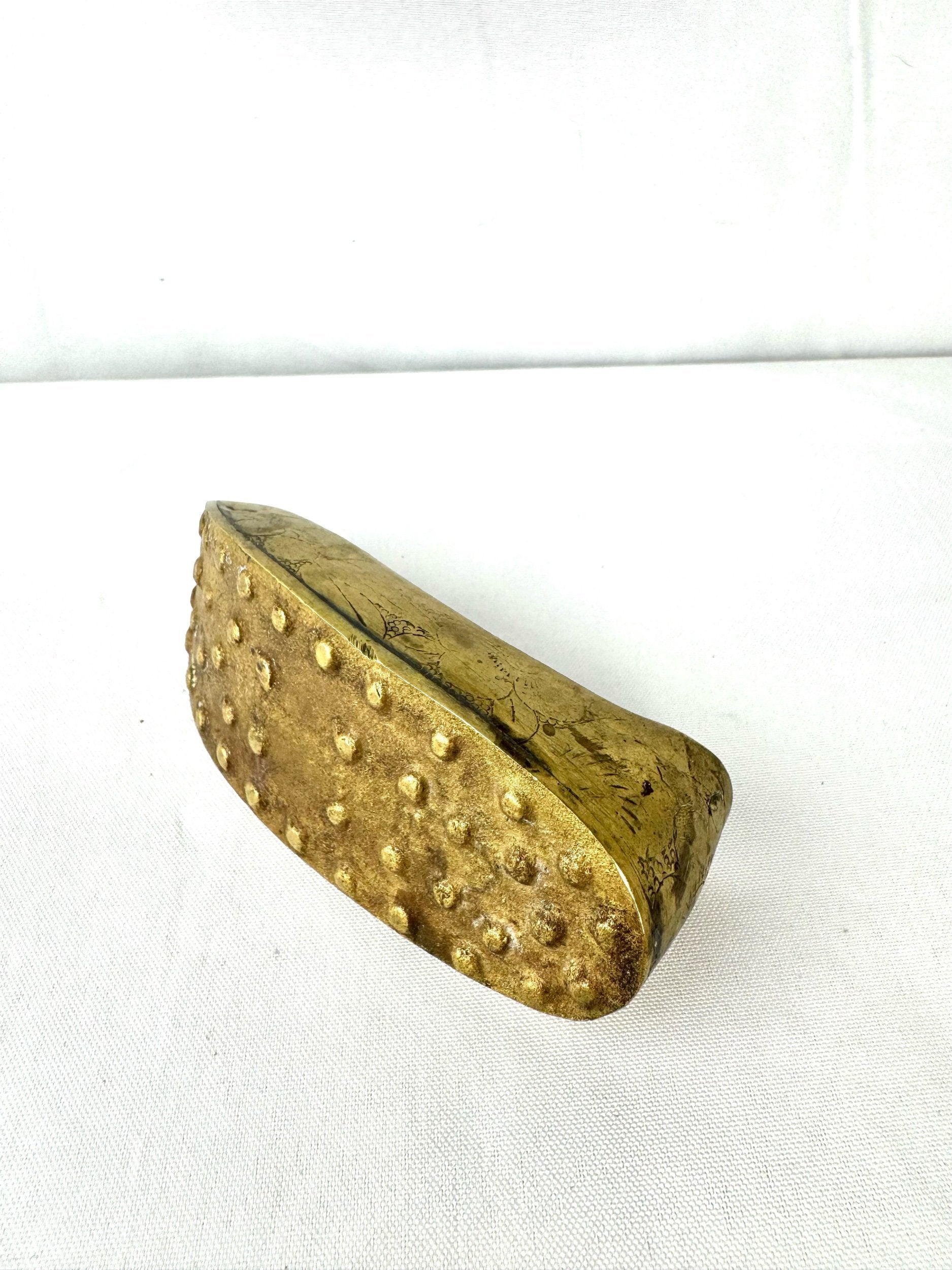 Brass Shoe Incense Burner, 5”