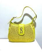 Steve Madden Lime Green Bedazzled Handbag
