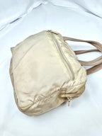 Prada Beige Nylon Tessuto Handbag