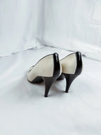 Calvin Klein White/Black Pumps