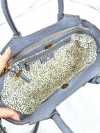 Radley London Periwinkle Blue Leather Crossbody Satchel