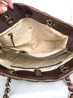 Kate Spade Gold Coast Maryanne Bag, Brown Lizard-Embossed Leather