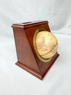 Spinning Desk Globe in Wooden Stand
