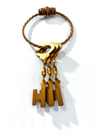 Decorative Copper Metal Key Ring