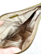 Vintage Burberry Olive Patent Leather Crossbody Bag