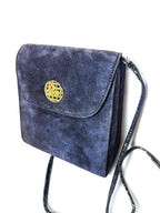 Magid Navy Suede Handbag