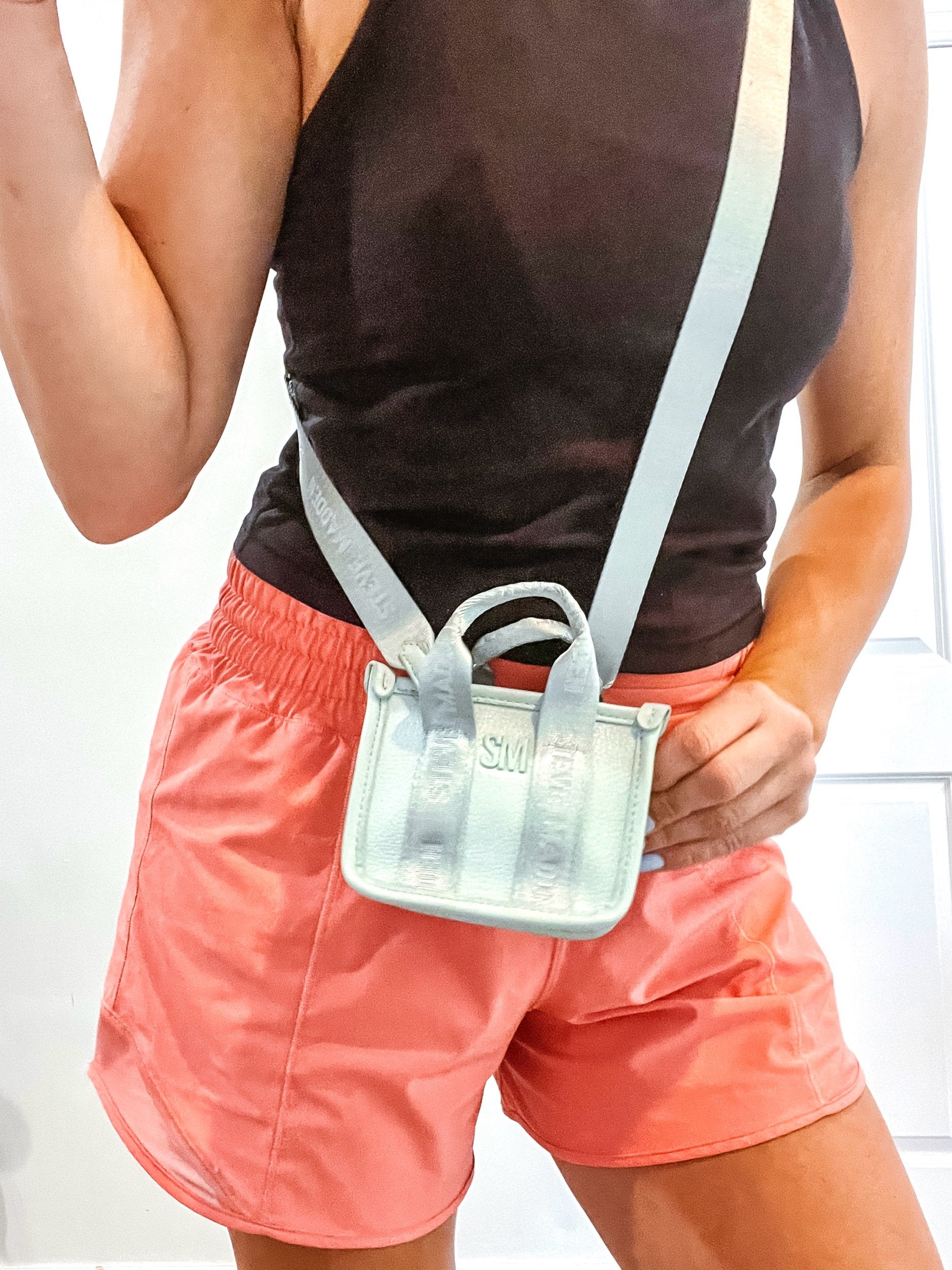 Steve Madden Blue Micro Mini Crossbody Bag