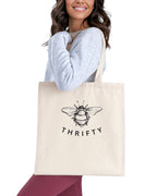 Bee Thrifty Eco Friendly Canvas Tote Bag