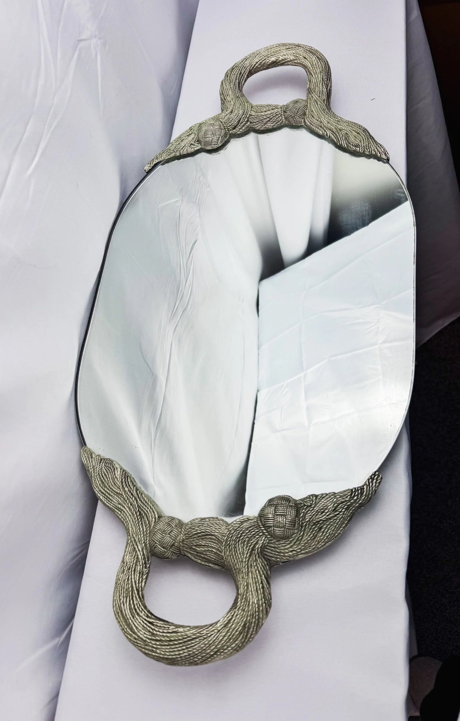 XL Godinger Silver Co. Silver Plated Mirrored Tray