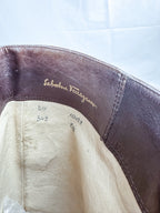 Salvatore Ferragamo Leather Knee-High Boots, Size 8