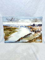 Inlet, Watercolor on Paper