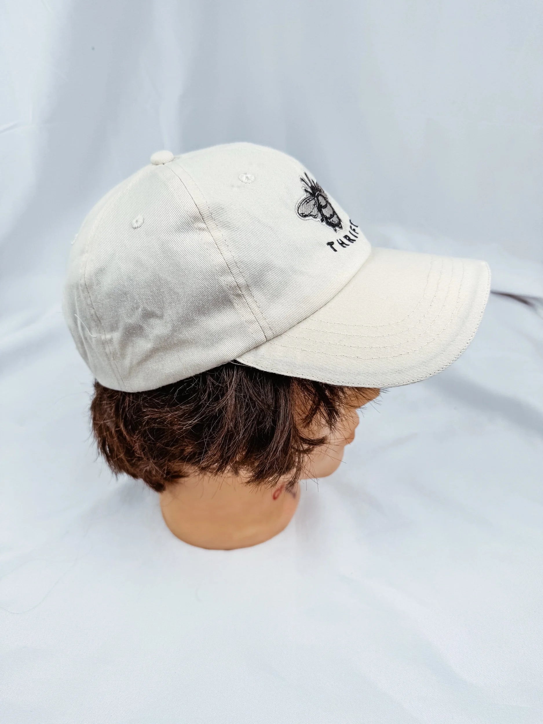 “Bee Thrifty” Adjustable Baseball Cap