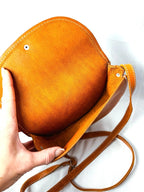 Vintage Genuine Leather Crossbody Leather Pochette Bag