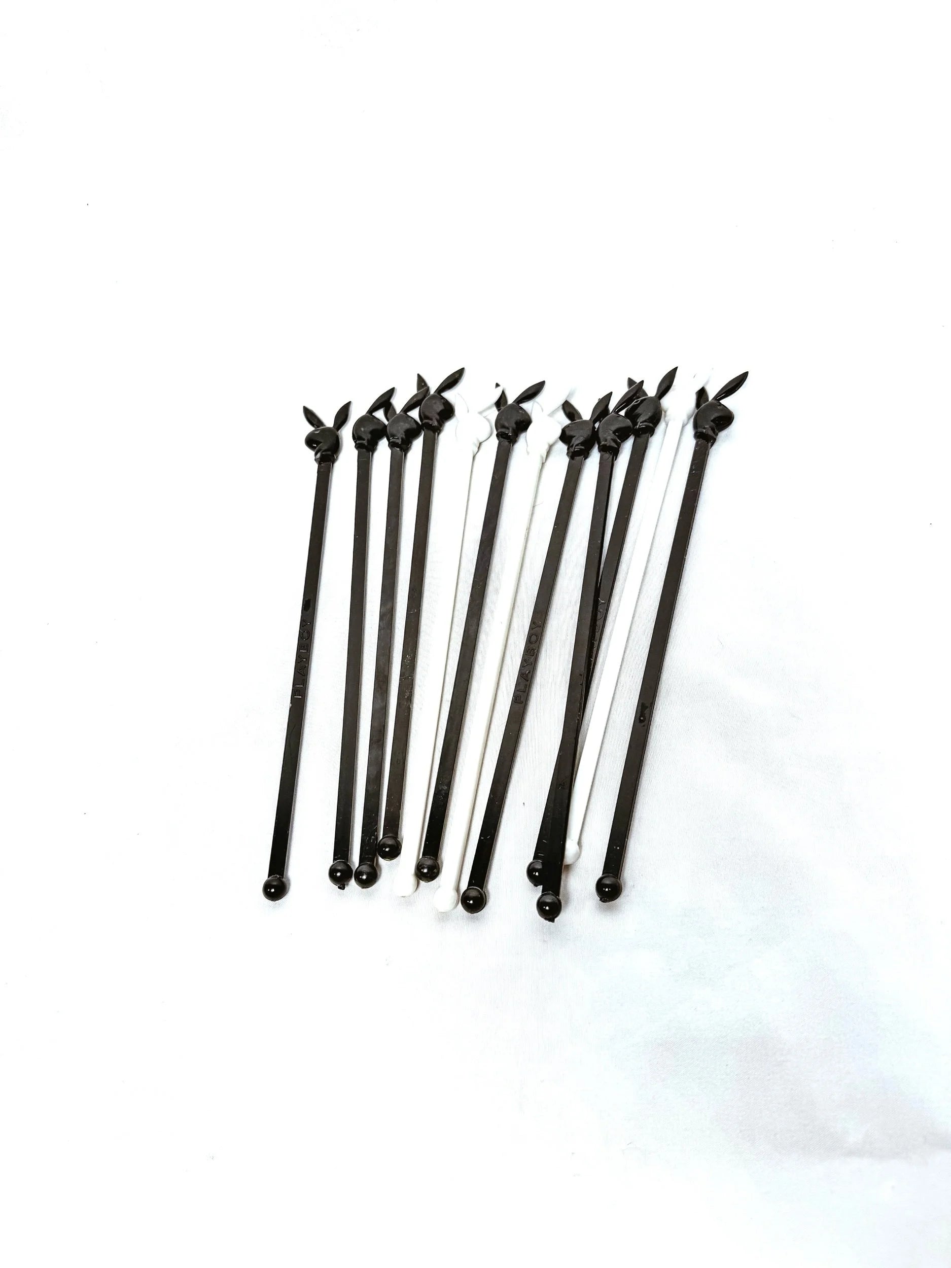 Set of 12 Vintage Playboy Bunny Swizzle Sticks
