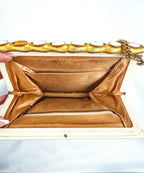 Vintage Cream/ Gold Mother of Pearl Handbag