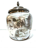 Silver Plated “Crackers” Canister