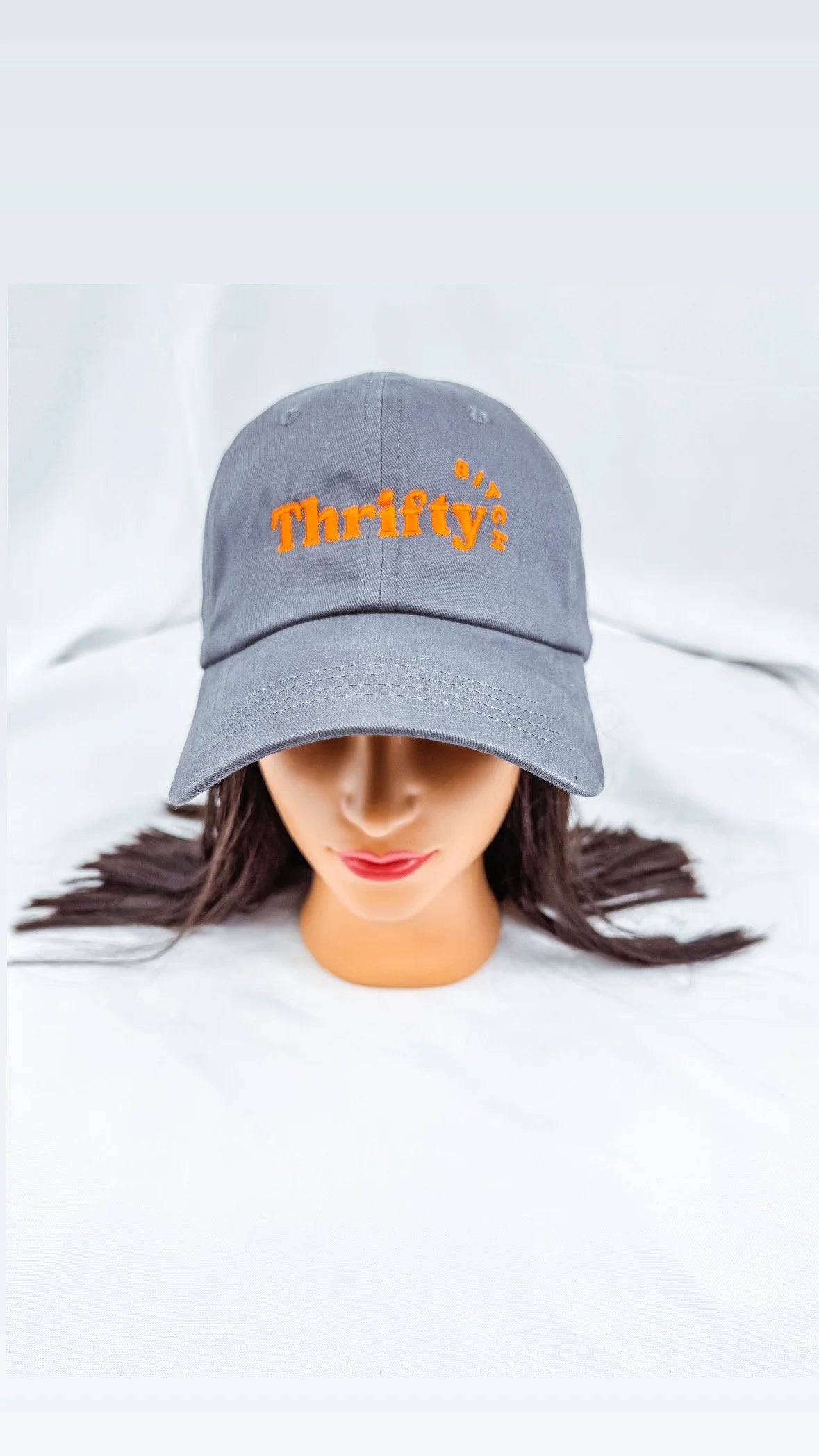 “Thrifty Bitch” Adjustable Baseball Hat