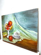 Vintage Still Life Fruit Oil Painting